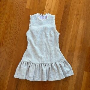 Mable Tweed Dress with Fringe